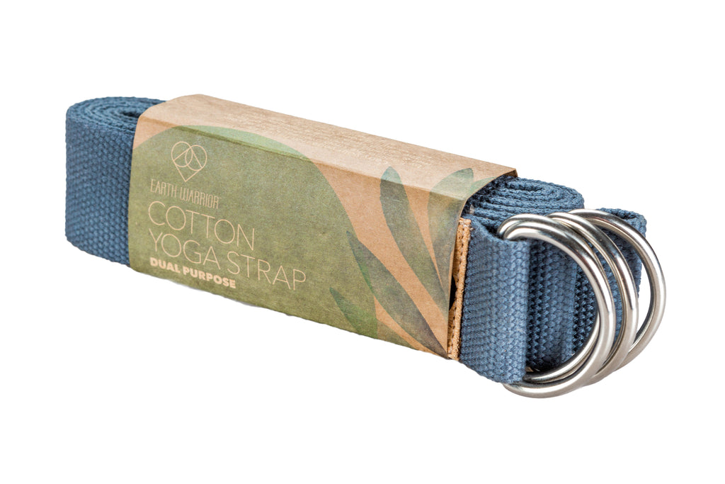 Natural Yoga Strap  Second Earth 2E 'Align' Organic Cotton Yoga Strap